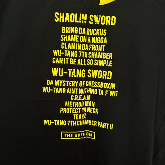 Enter the Wu Tang Track List Killer Bees T Shirt Hip Hop The Edition - Picture 4 of 10